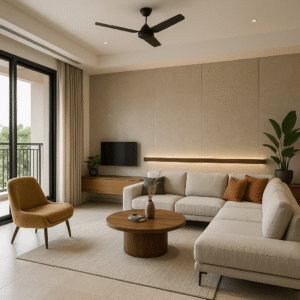 Modern living room by the best modern interior designers in Tirupati