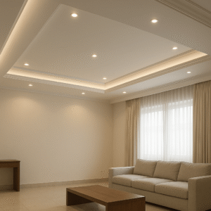 Gypsum False Ceilings Tirupati modern living room design
