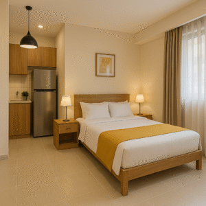 bedroom by interior designers in Tirupati for 1 BHK